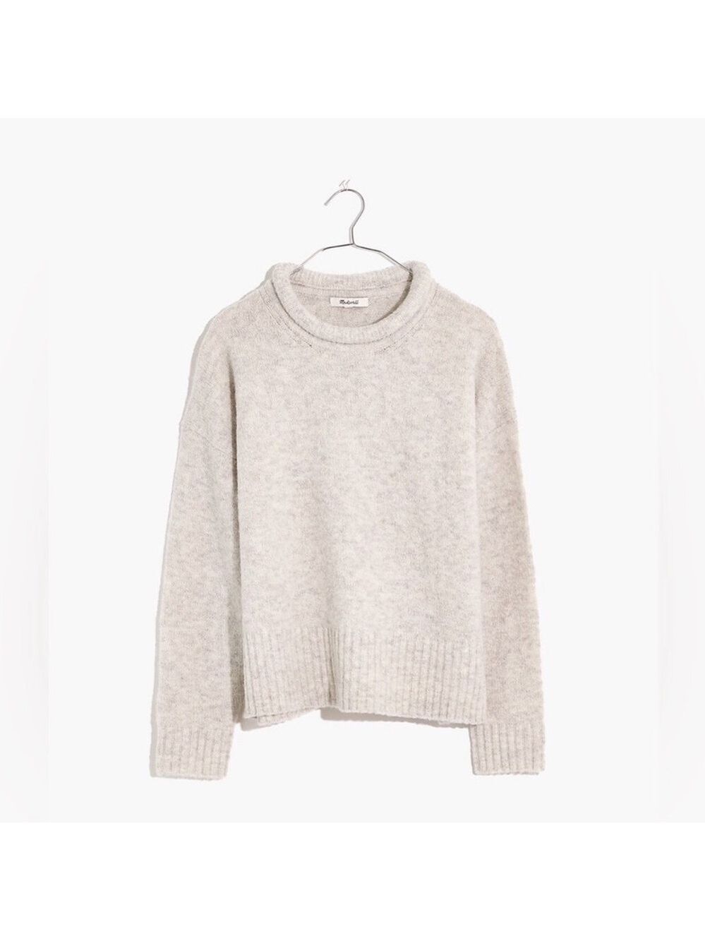 Madewell Gray Fulton Crew Neck Sweater